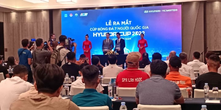 Tổ chức lễ ra mắt giải đấu bóng đá tại HCM |  Hyundai Cup 2022 